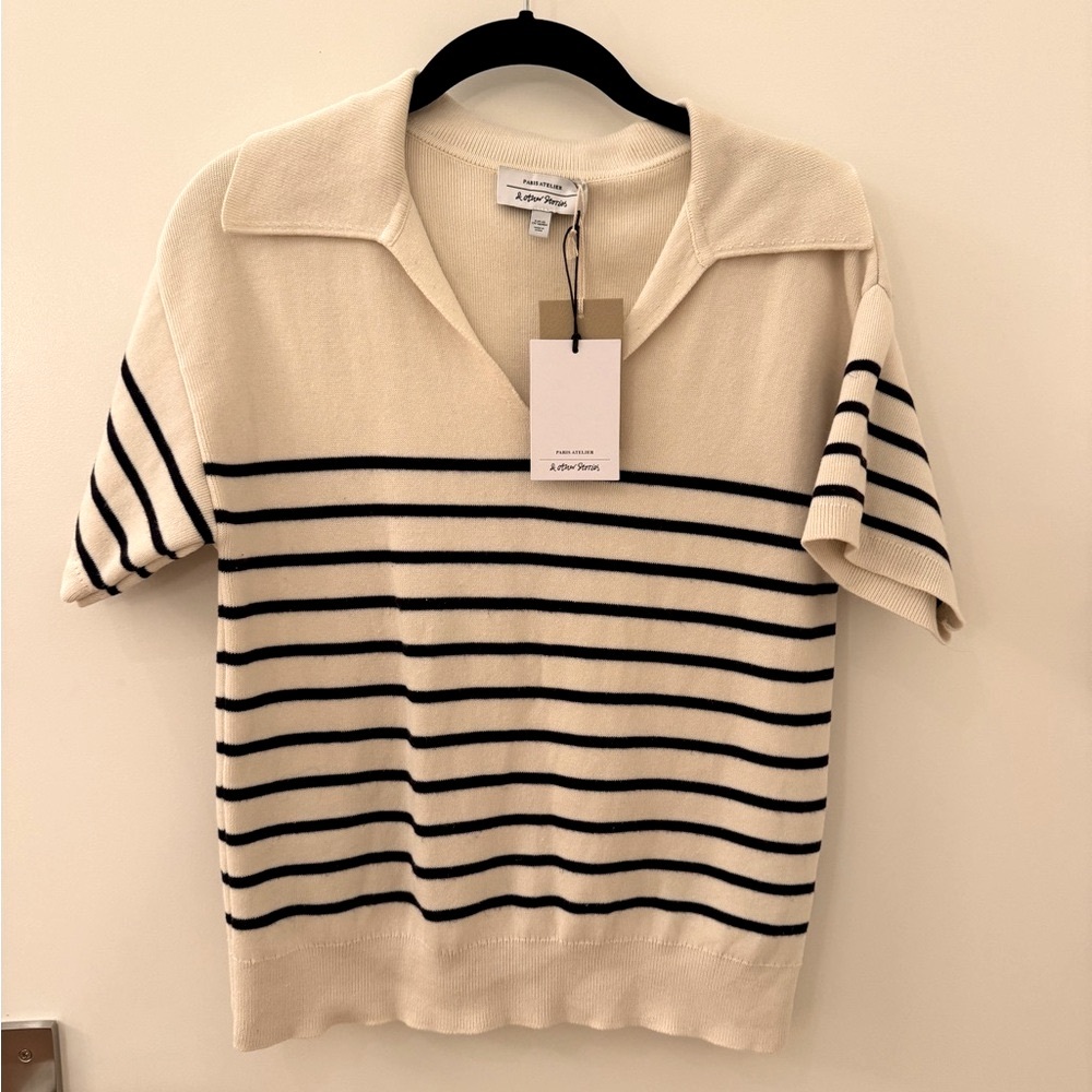 & Other stories short sleeve sweater NWT XS